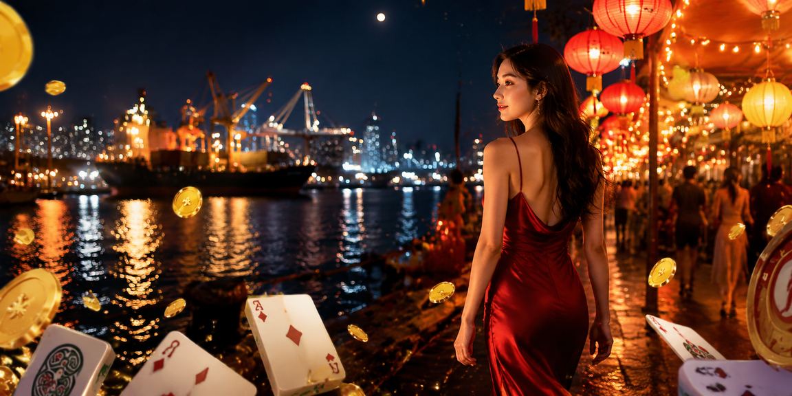 Không khí chơi bài sôi động tại chợ đêm Hải Phòng gợi nhớ đến trải nghiệm casino trực tuyến