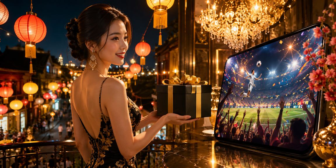 Người hâm mộ thể thao xem kèo trực tuyến tại Hội An dưới ánh đèn lồng rực rỡ