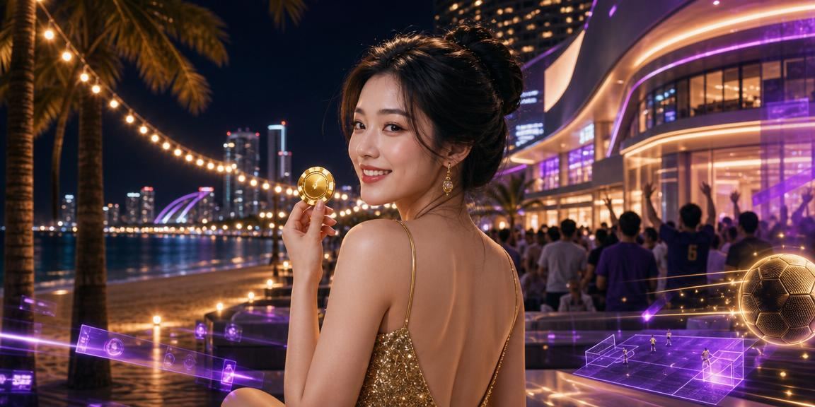 Quang cảnh giải trí về đêm ven biển Nha Trang với không gian cá cược và casino